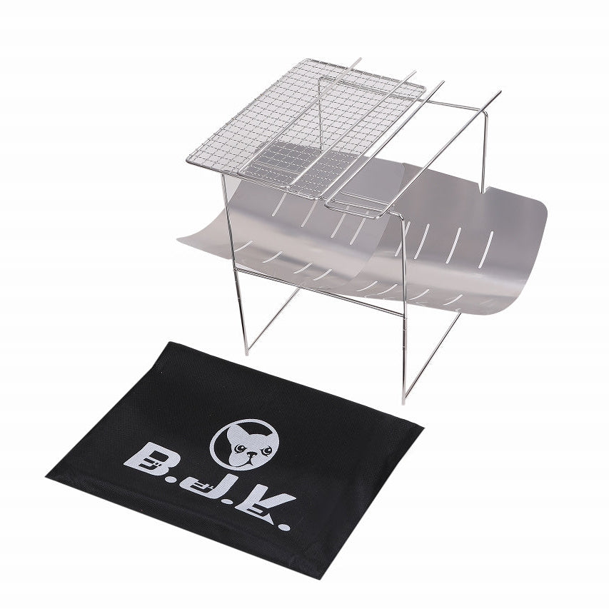 焚き火台 ステンレス製｜A4サイズ収納 折りたたみ式 キャンプ用